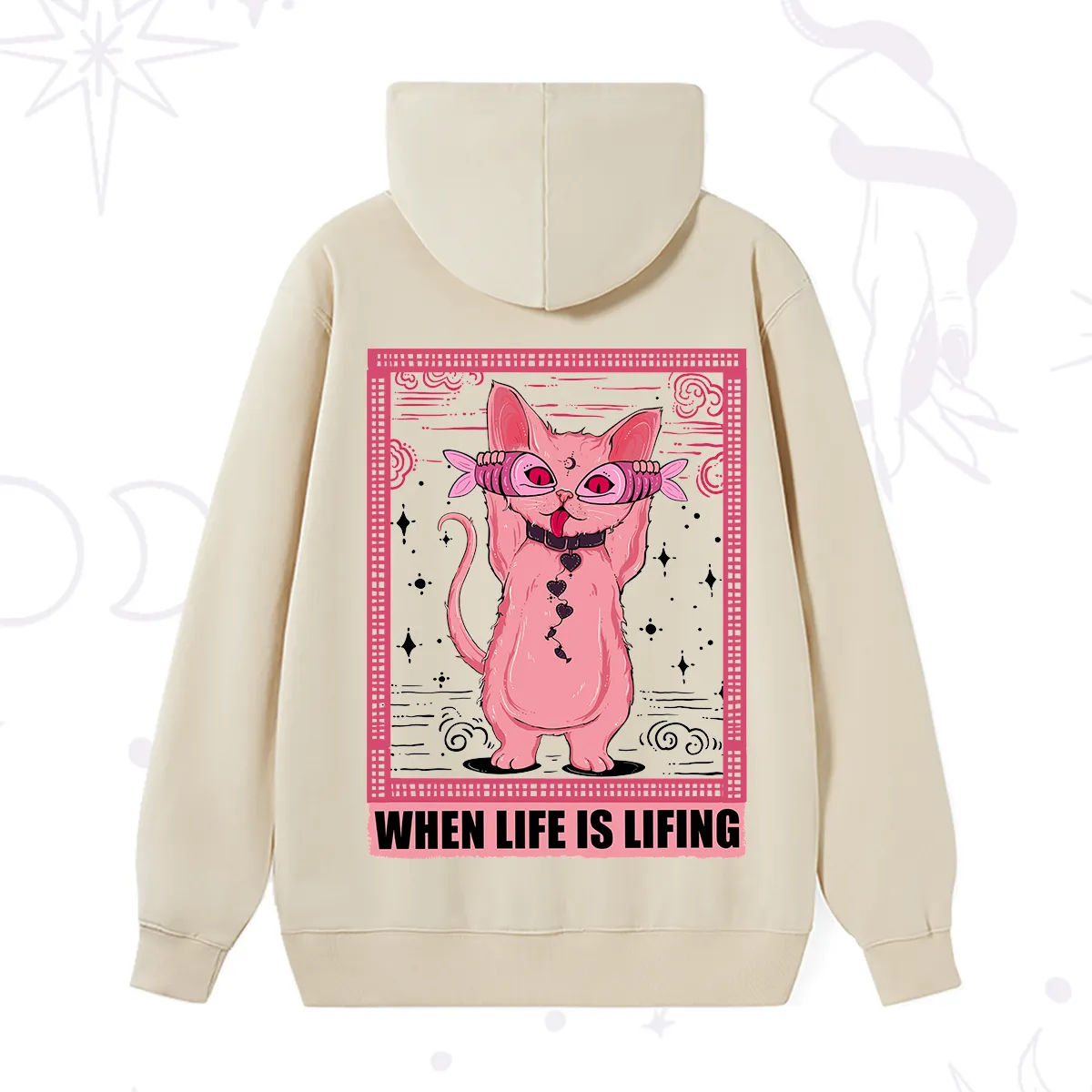 Purplehecate When Life Is Lifting Hoodie