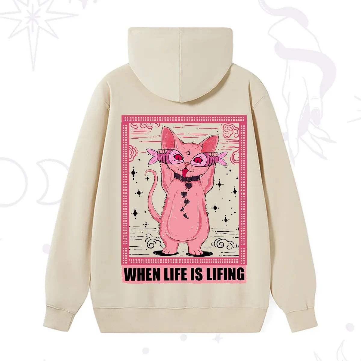 Purplehecate When Life Is Lifting Hoodie