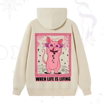 Purplehecate When Life Is Lifting Hoodie