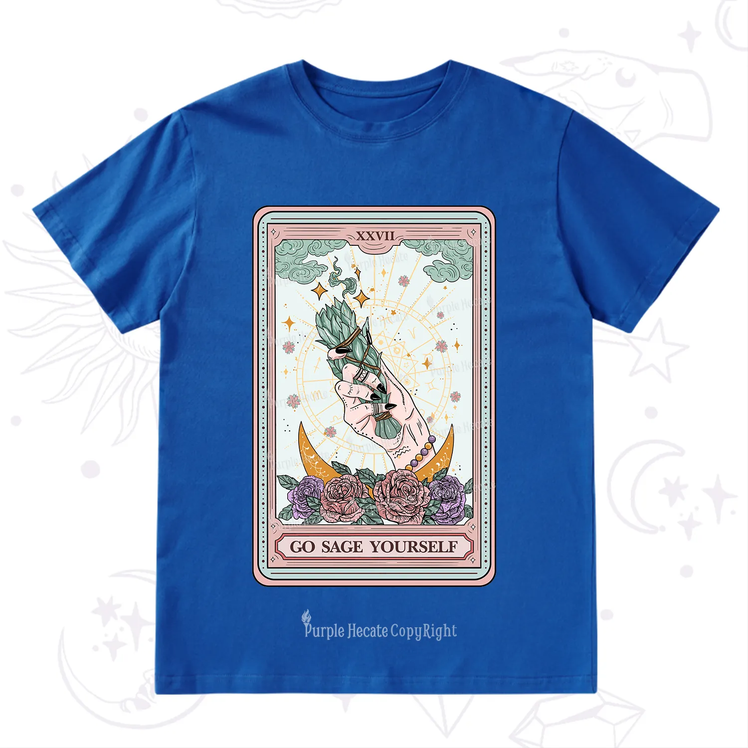Purplehecate The Go Sage Yourself Tarot T-Shirt