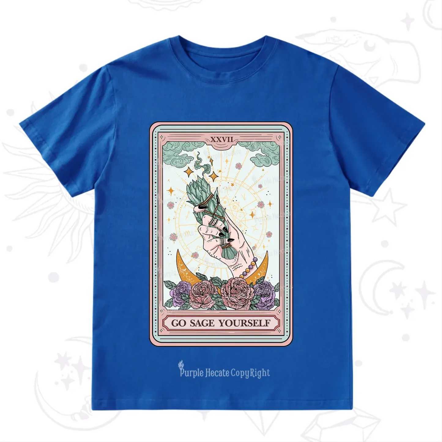 Purplehecate The Go Sage Yourself Tarot T-Shirt