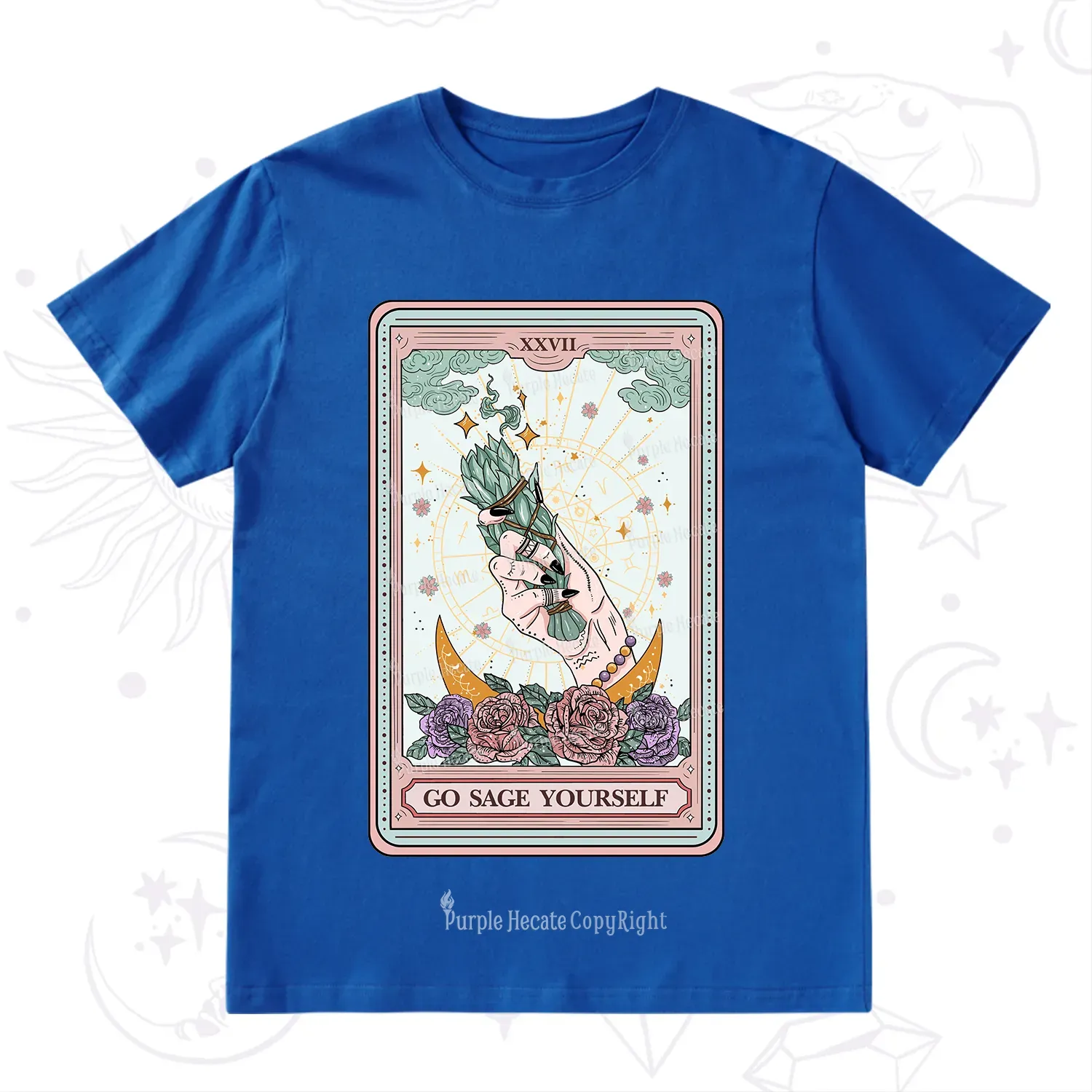 Purplehecate The Go Sage Yourself Tarot T-Shirt