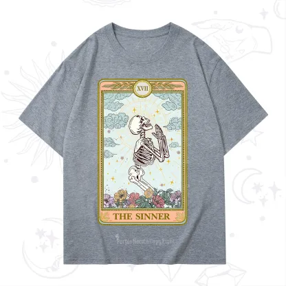 Purplehecate The Sinner Tarot Card T-Shirt