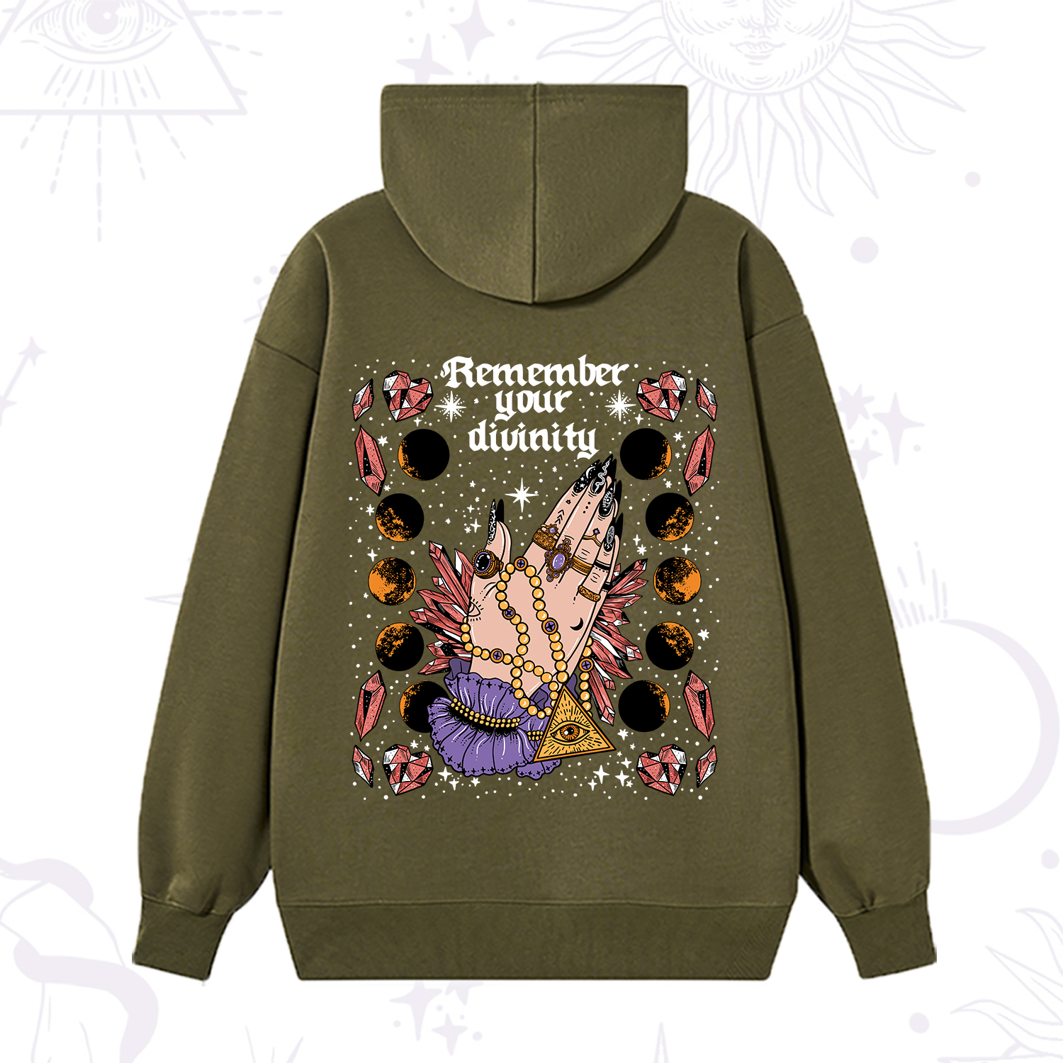 Purplehecate Remember Your Divinity Hoodie