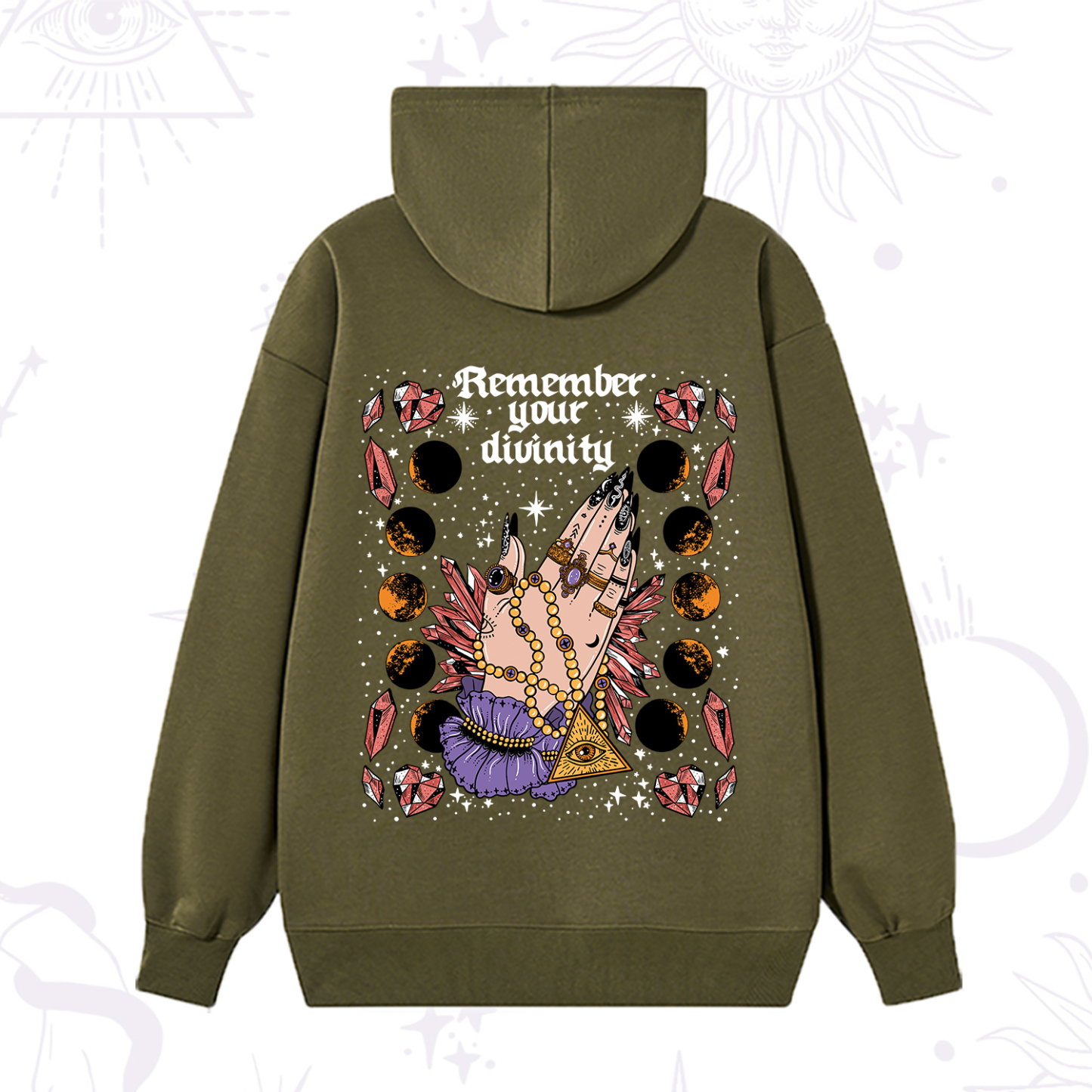 Purplehecate Remember Your Divinity Hoodie