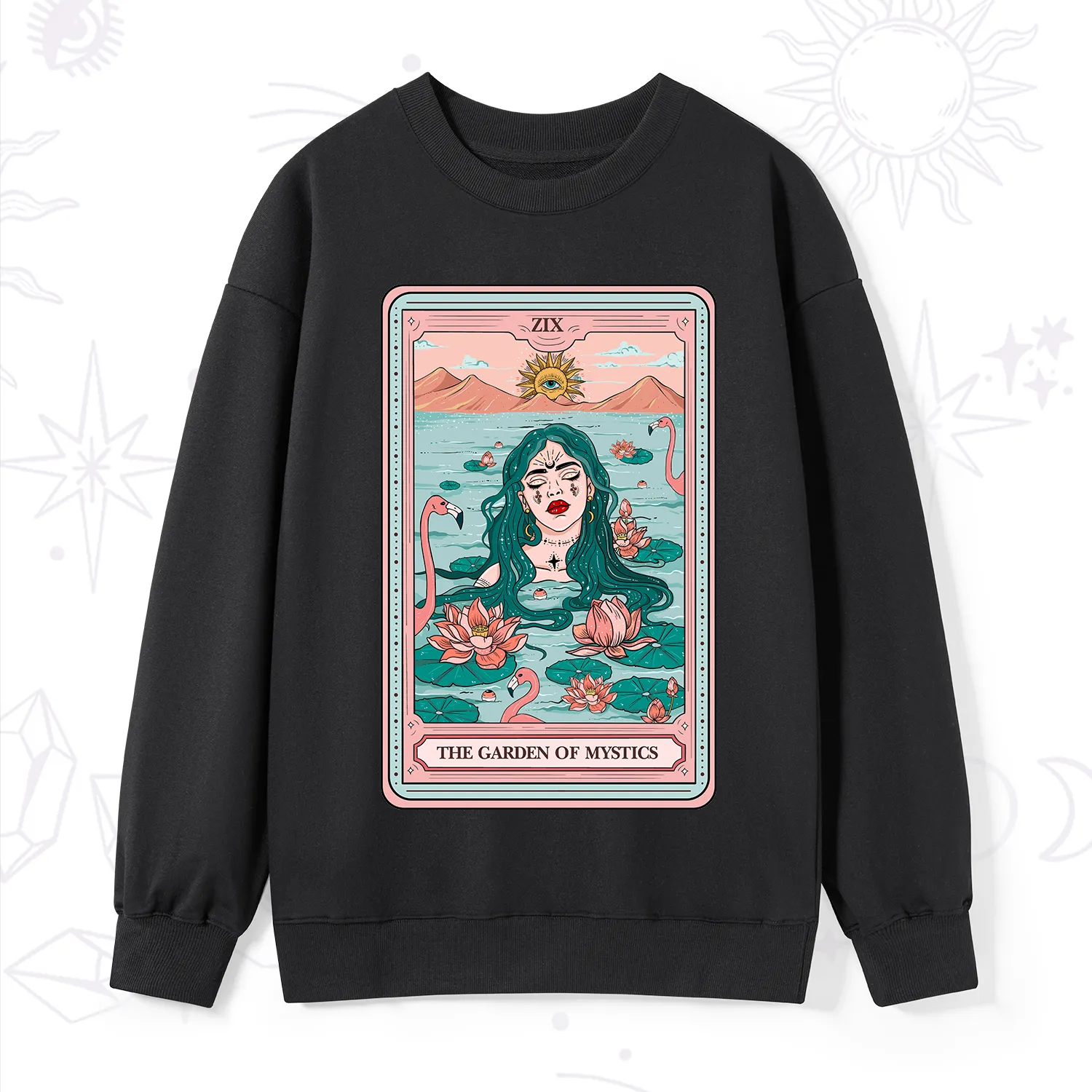 Purplehecate The Garden Of Mystics Tarot Sweatshirt