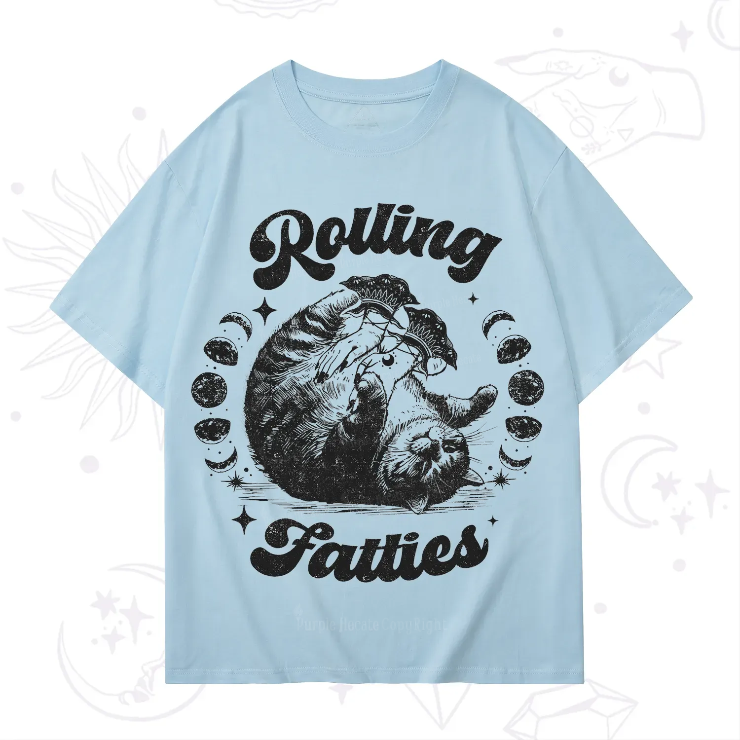 Purplehecate Funny Rolling Fatties T-Shirt