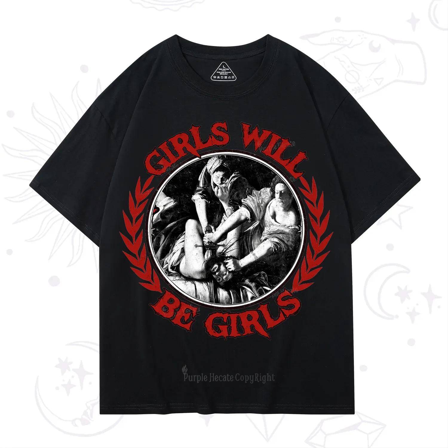 Purplehecate Girls Will Be Girls Witch T-Shirt