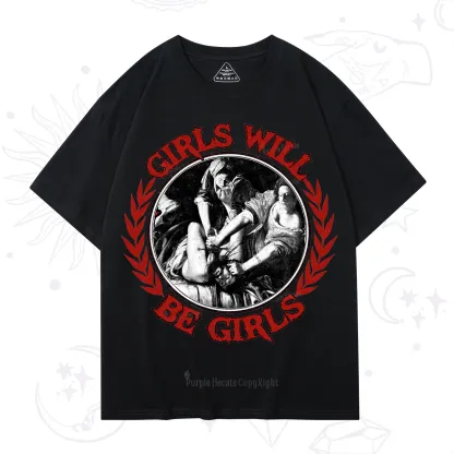 Purplehecate Girls Will Be Girls Witch T-Shirt