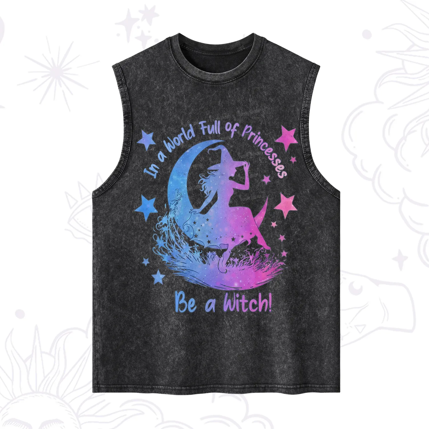 Purplehecate In a World Full of Princesses be a Witch Washed Tank