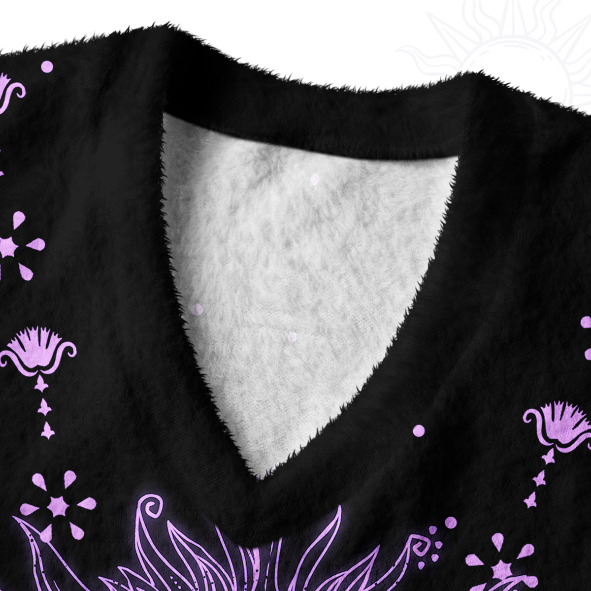 Purplehecate Radiance Of Sun And Moon Ugly Sweater Vest