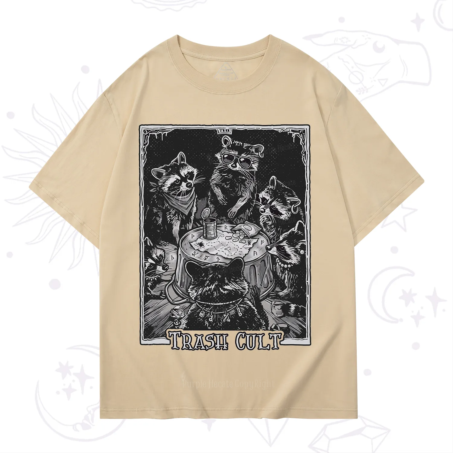 Purplehecate Trash Cult Raccoon T-Shirt