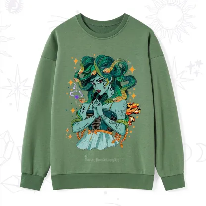 Purplehecate The Gorgon Medusa Sweatshirt
