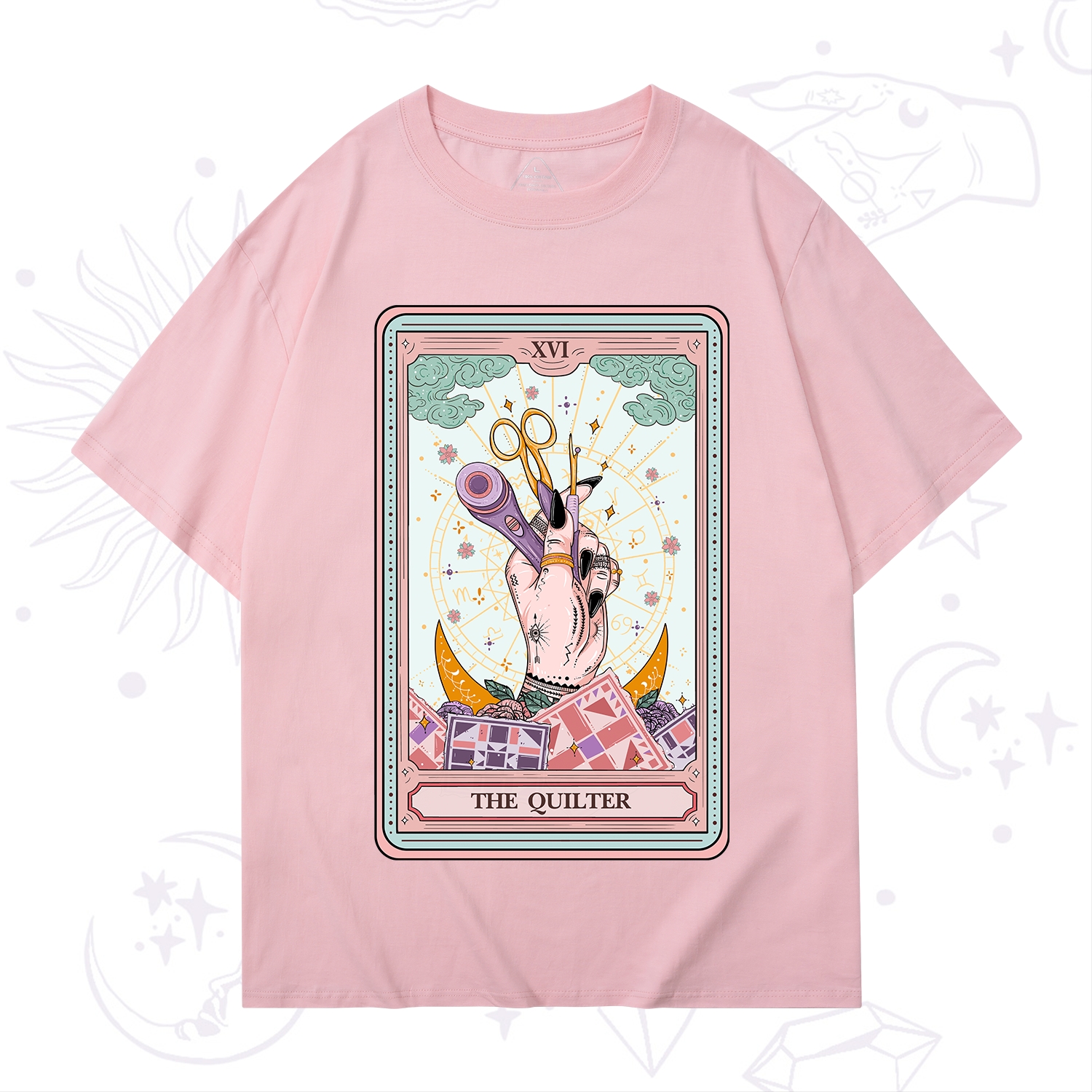Purplehecate The Quilter Tarot Card T-Shirt