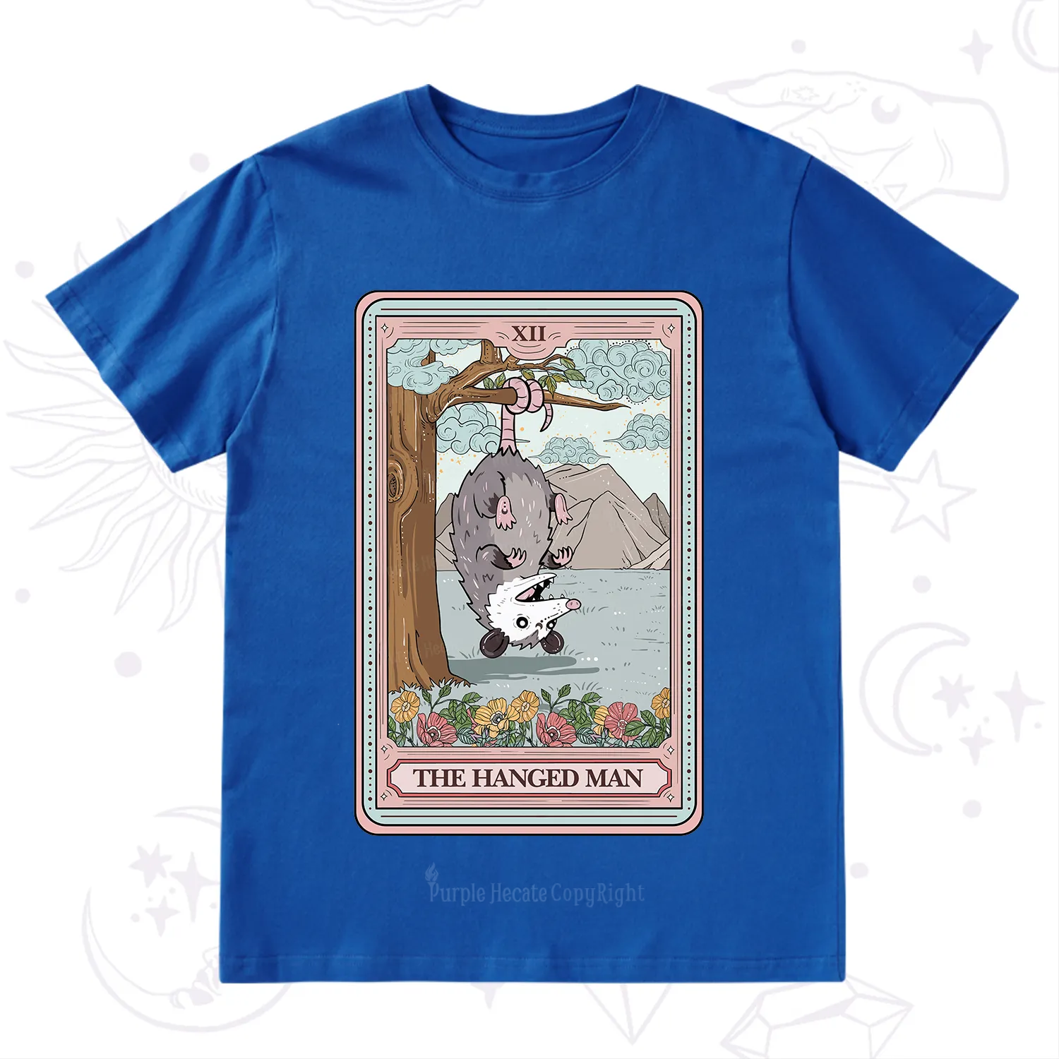 Purplehecate The Hanged Man Tarot Opossum T-Shirt