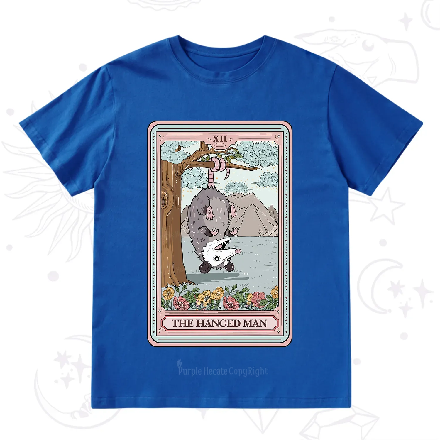 Purplehecate The Hanged Man Tarot Opossum T-Shirt