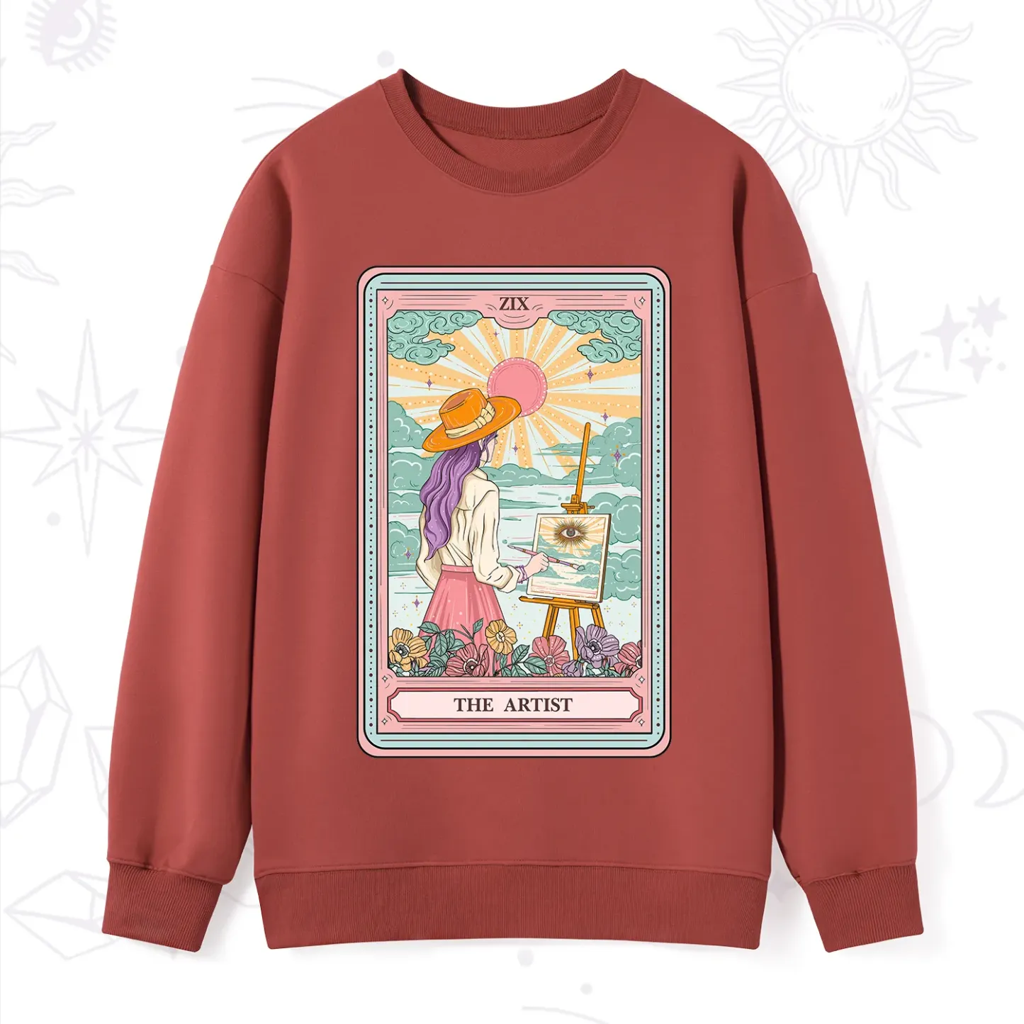 Purplehecate The Artist Tarot Sweatshirt