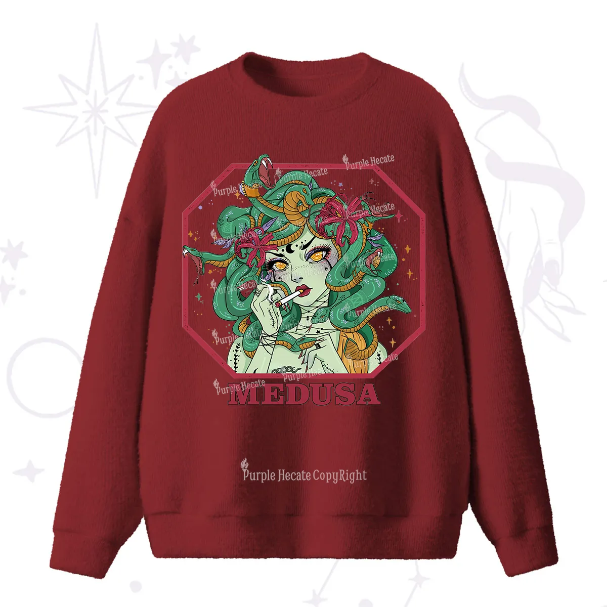 [Copy]Purplehecate Cute Cat Christmas Fuzzy Sweater
