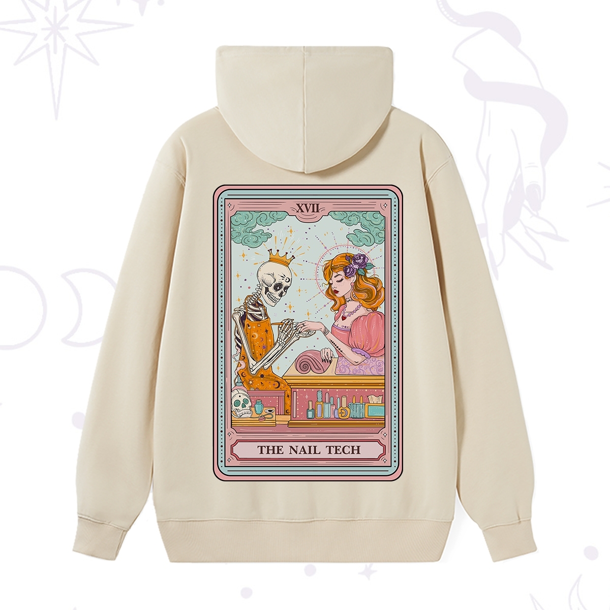 Purplehecate The Nail Tech Life Tarot Hoodie