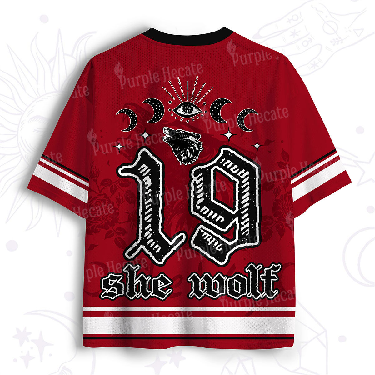 Purplehecate She Wolf Mesh Jersey