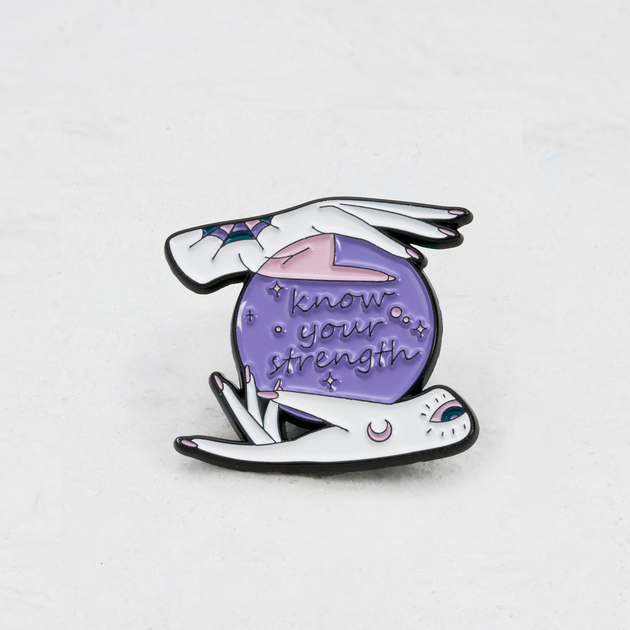 Purplehecate Know Your strength Pin