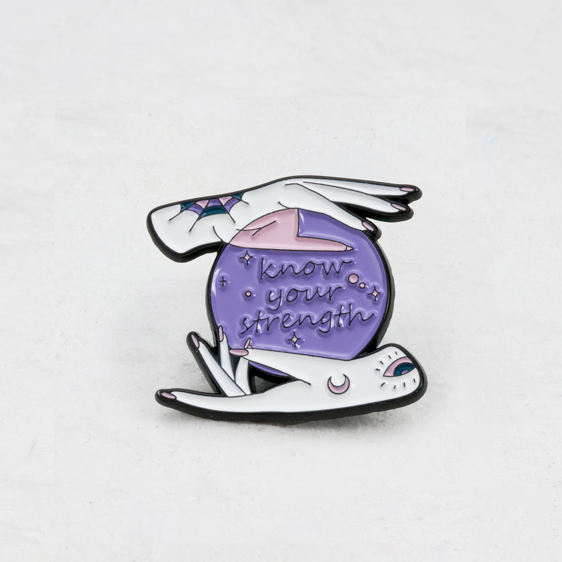 Purplehecate Know Your strength Pin
