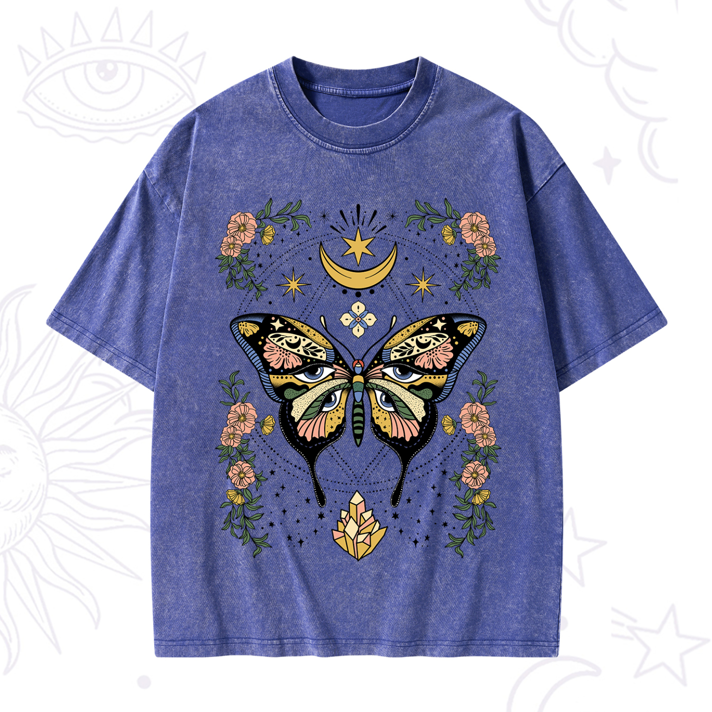 Purplehecate I Am Opening Washed T-Shirt