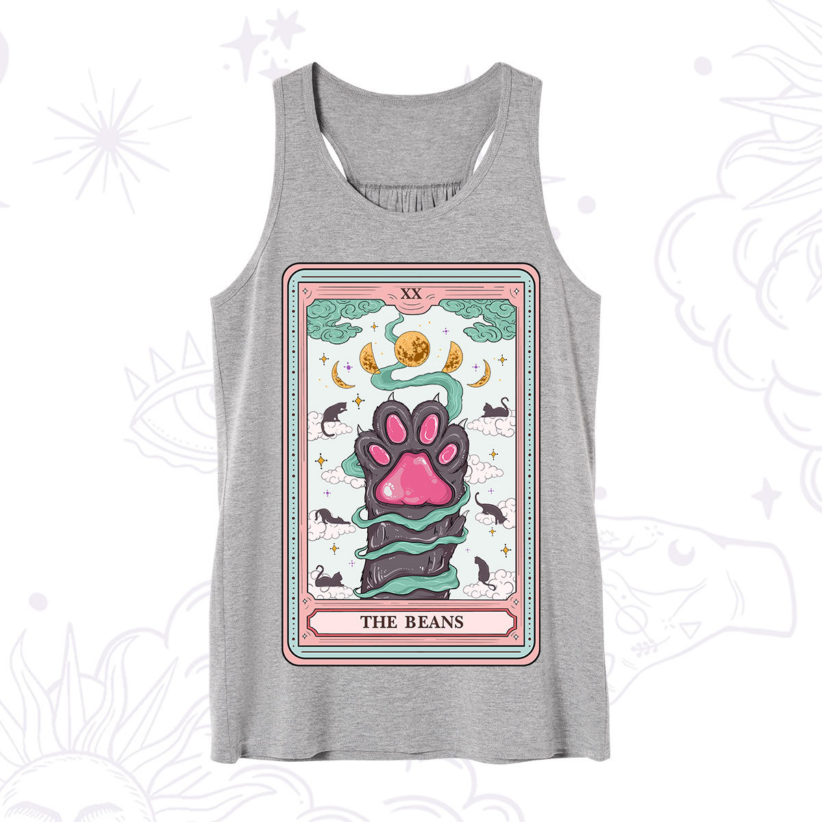 Purplehecate The Beans Cat Tarot Tank