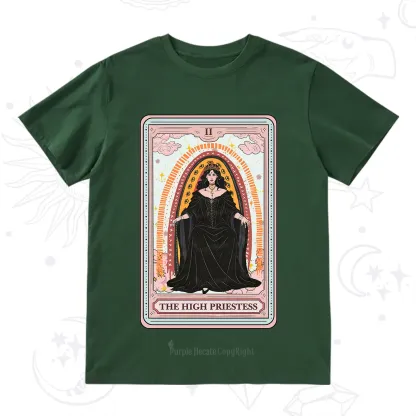 Purplehecate The High Priestess Tarot T-Shirt