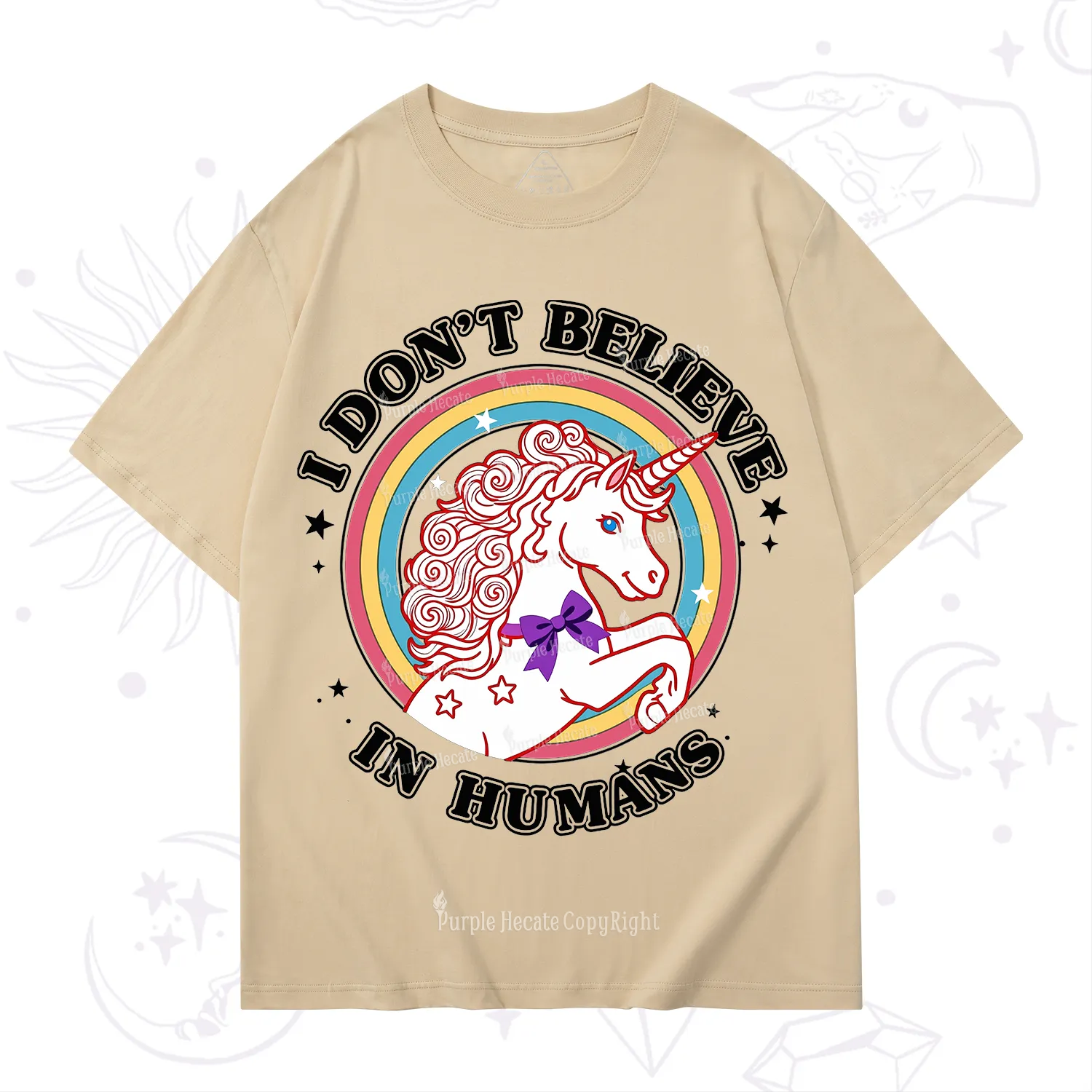 Purplehecate I Don't Believe In Humans T-Shirt