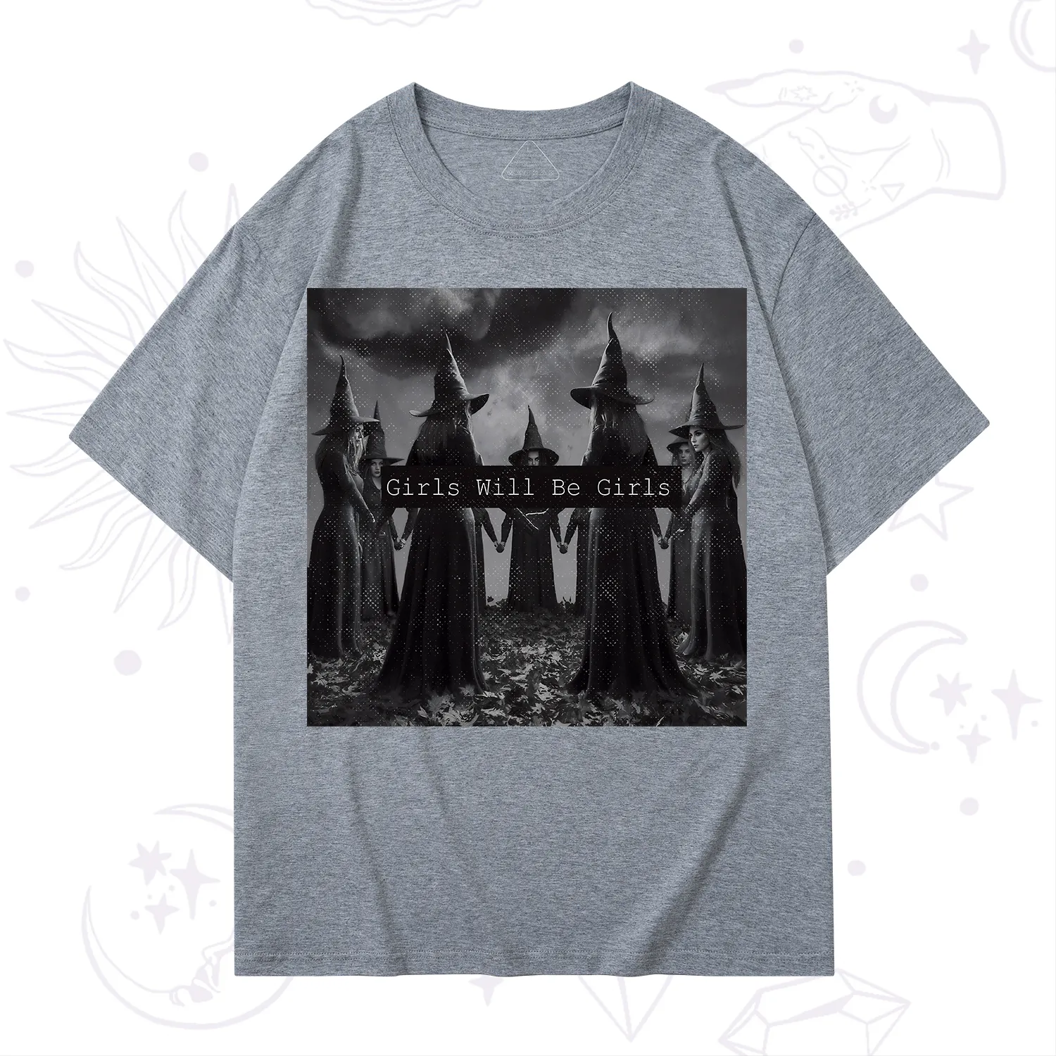 Purplehecate Vintage Girls Will Be Girls Witch T-Shirt