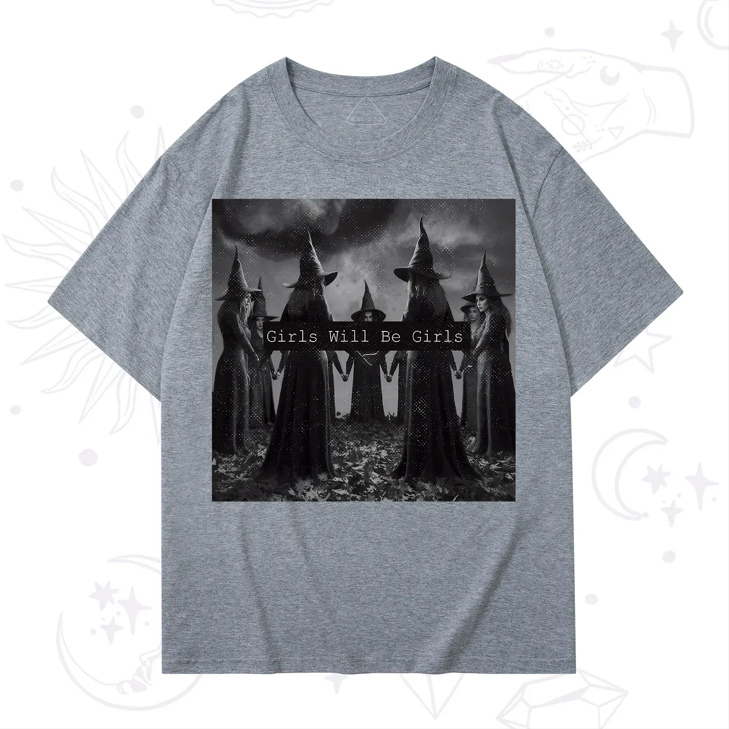 Purplehecate Vintage Girls Will Be Girls Witch T-Shirt