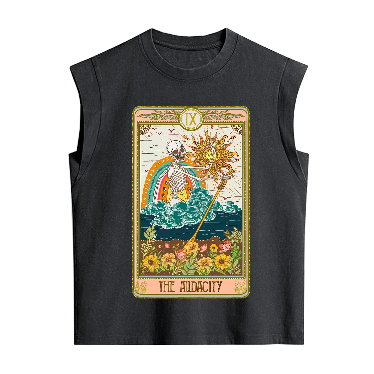 Purplehecate The Audacity Tarot Card Vintage Washed Tank
