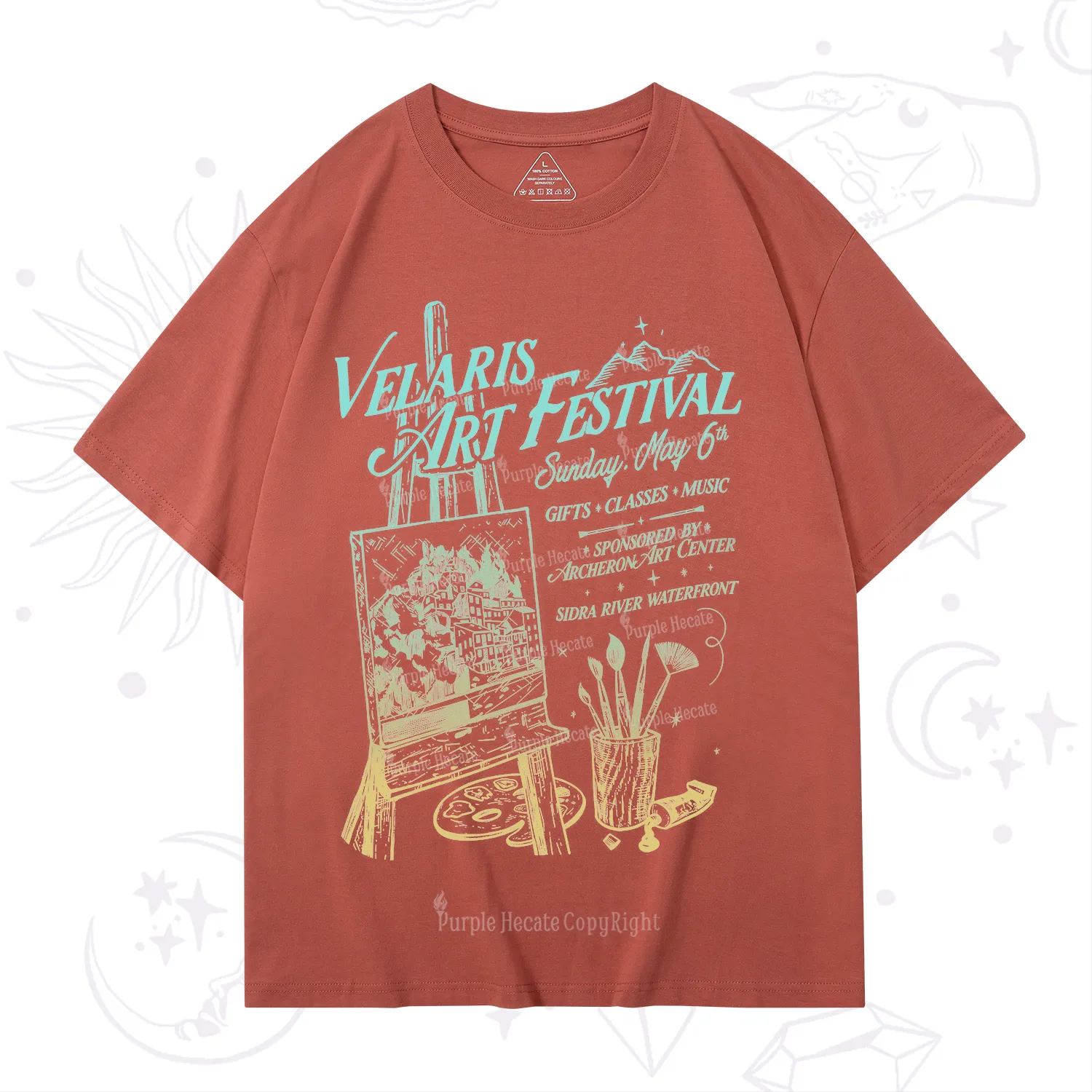 Purplehecate Starlight Court Art Show T-Shirt