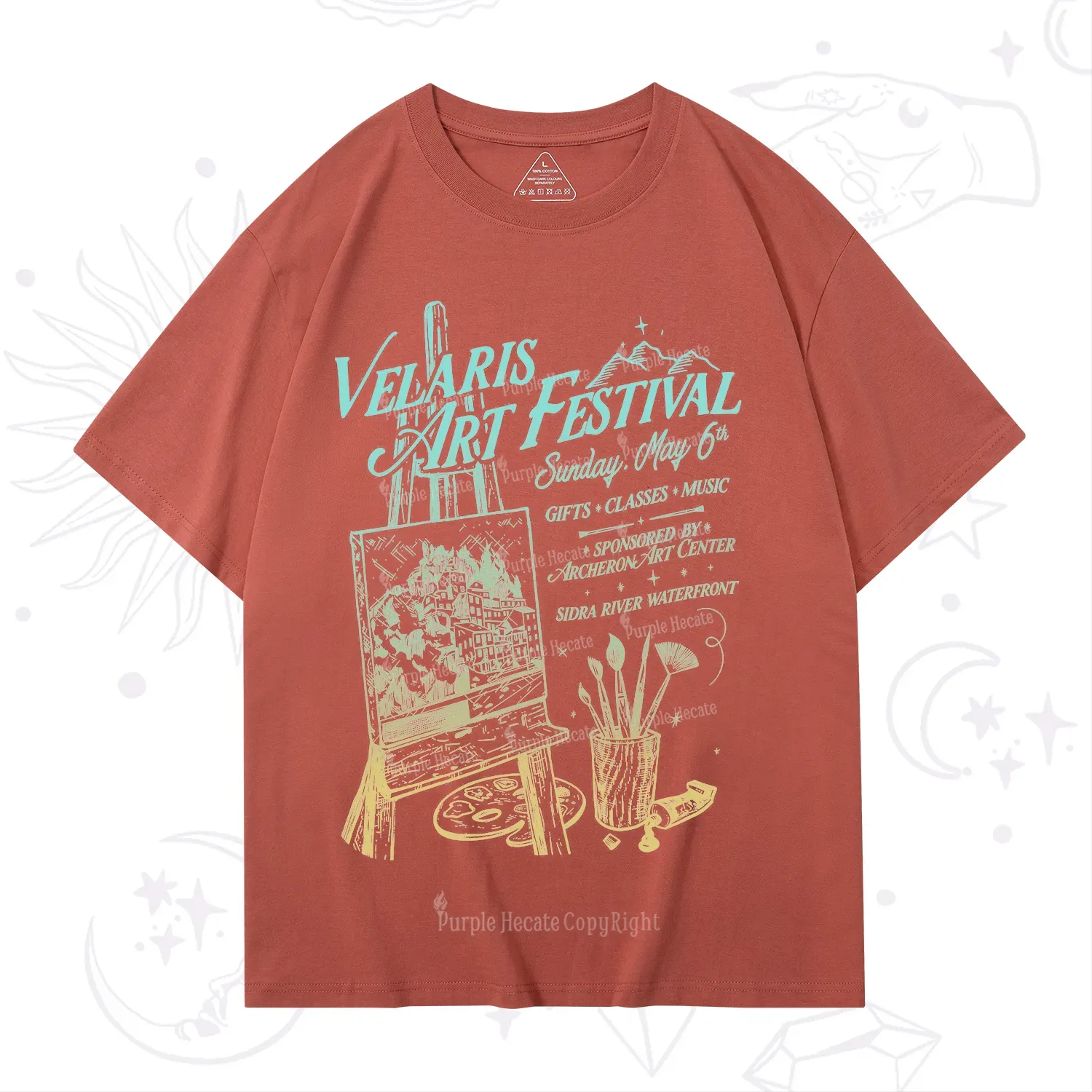 Purplehecate Starlight Court Art Show T-Shirt