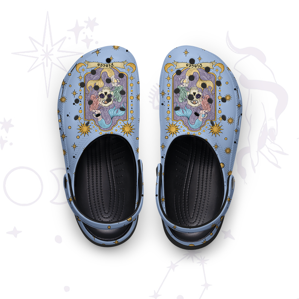 Purplehecate Pisces Zodiac Rubber Clogs