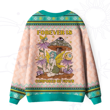 Purplehecate Stay Curious Ugly Cardigan Sweaters