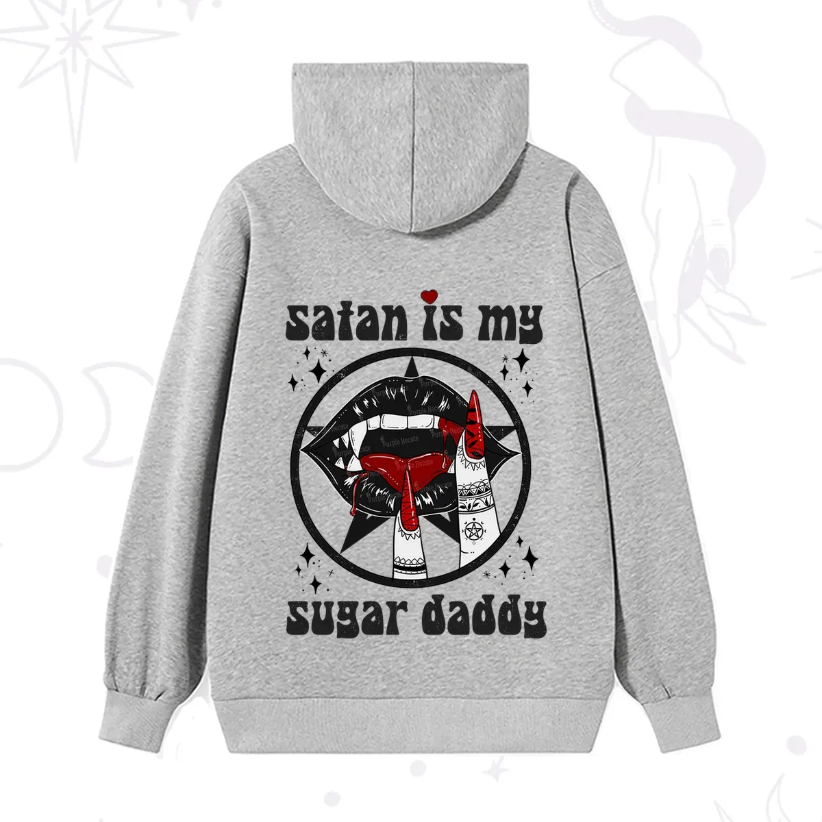 Purplehecate Satan Is My Sugar Daddy Hoodie