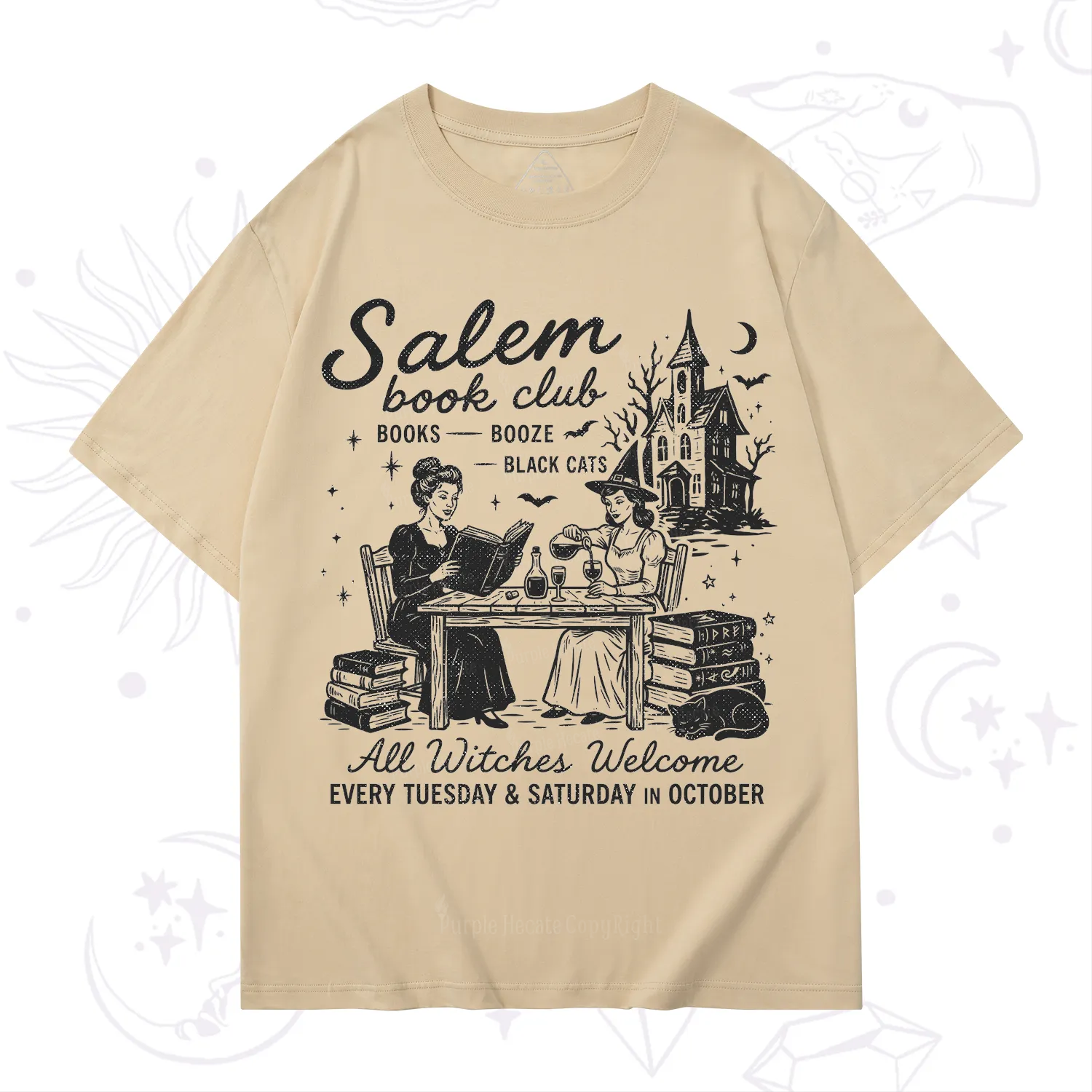 Purplehecate Salem Book Club T-Shirt