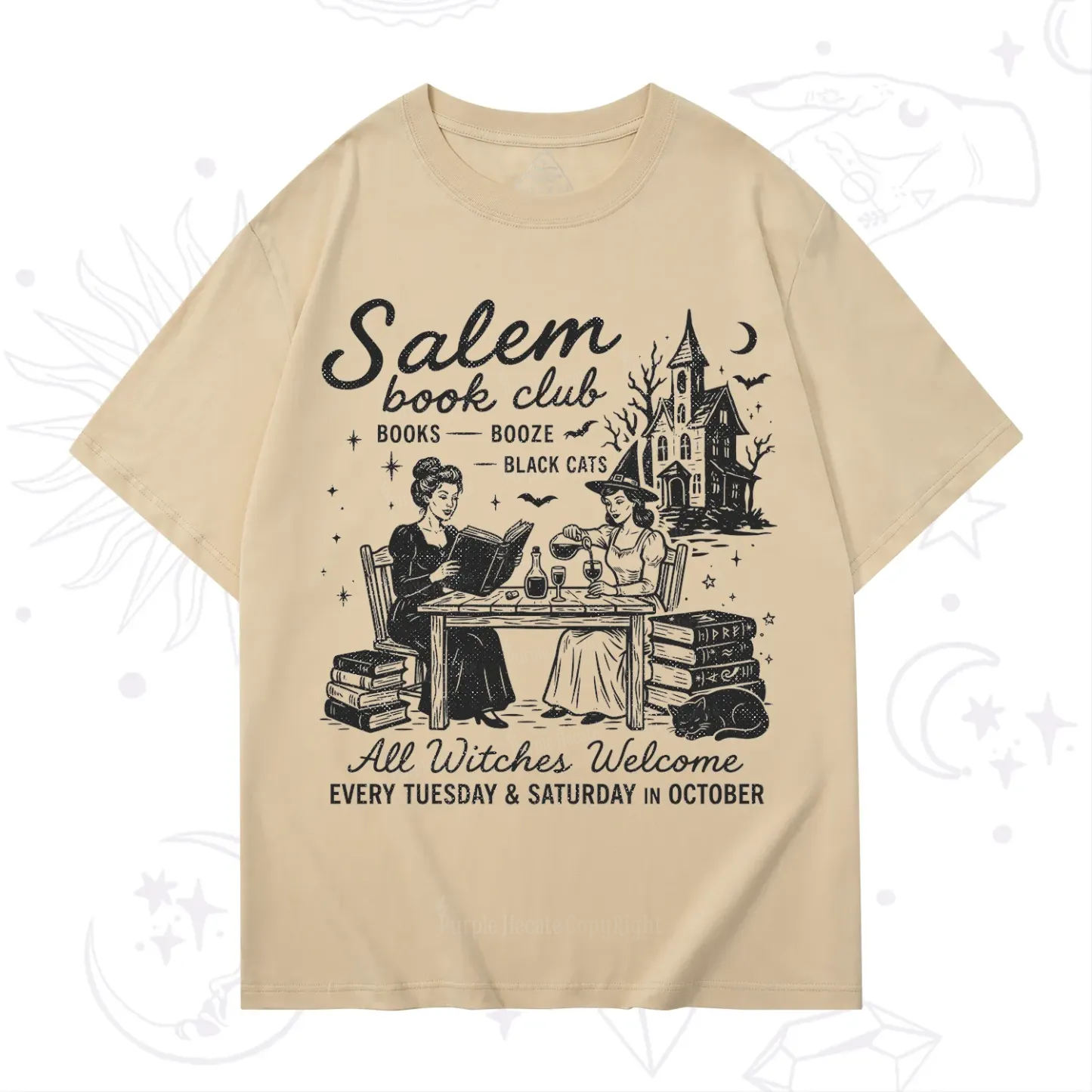 Purplehecate Salem Book Club T-Shirt