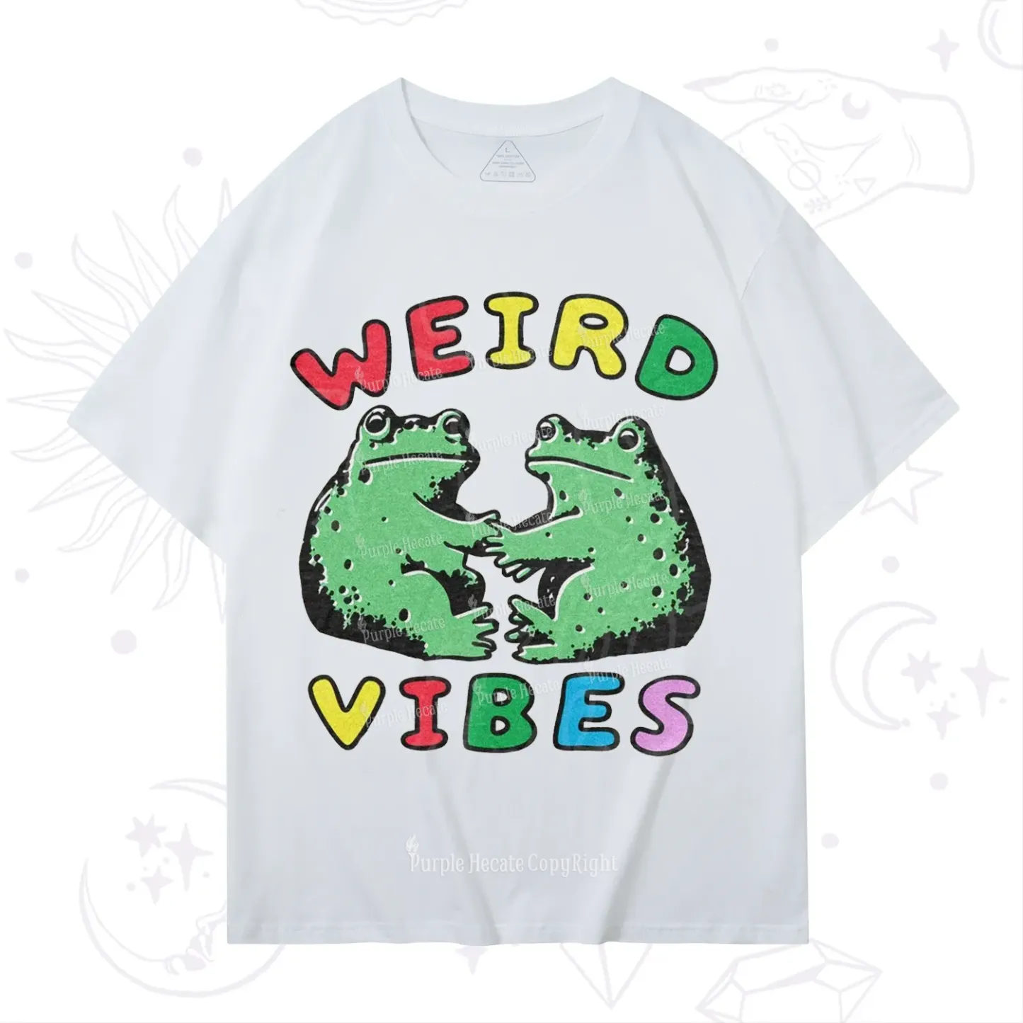 Purplehecate Weird Frog Vibes T-Shirt