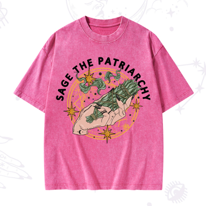 Purplehecate Sage The Patriarchy Washed T-Shirt