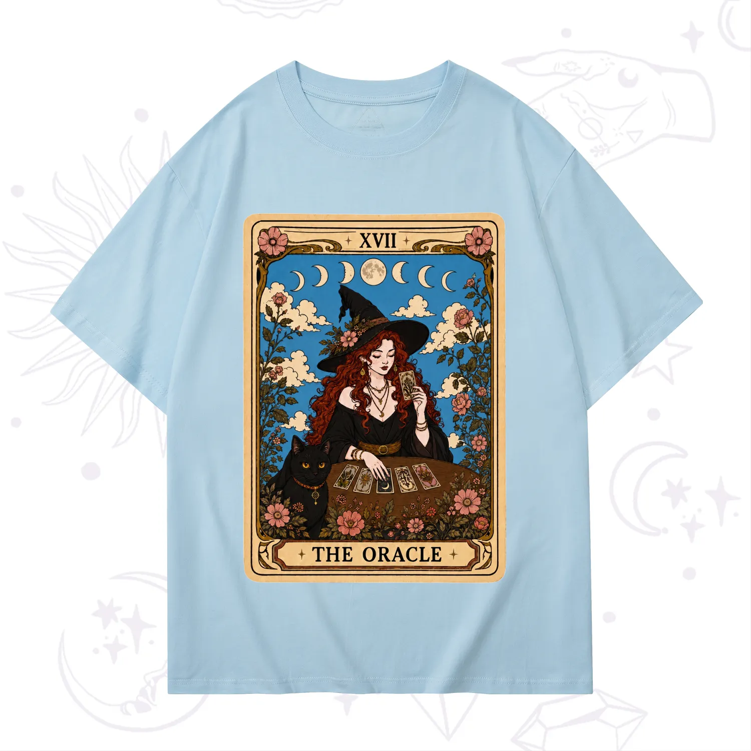 Purplehecate The Oracle Witch Tarot T-Shirt