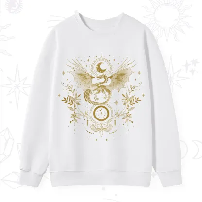 Purplehecate Celestial Dragon Moon Phase Sweatshirt