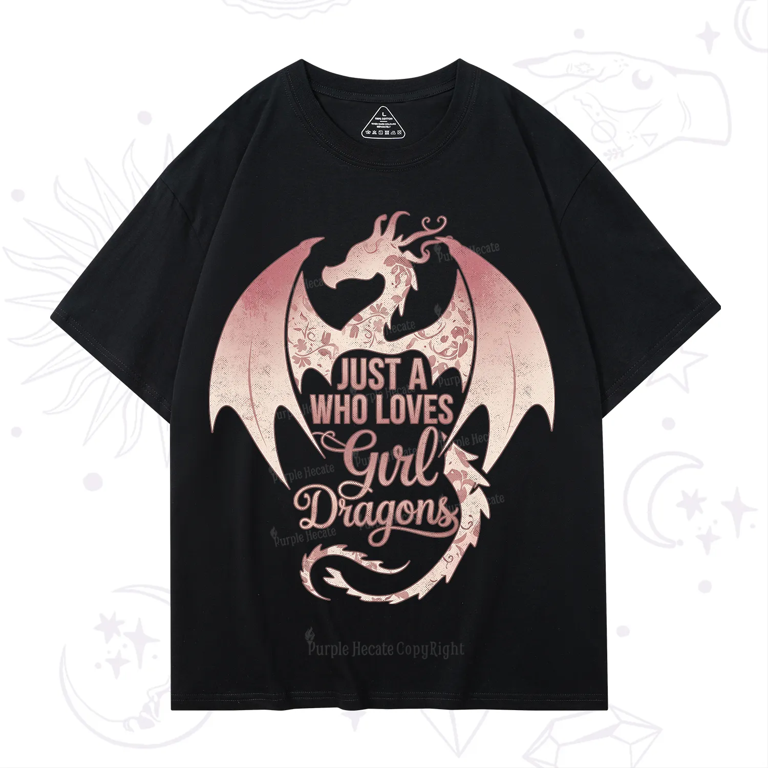 Purplehecate Just A Girl Who Loves Dragons T-Shirt