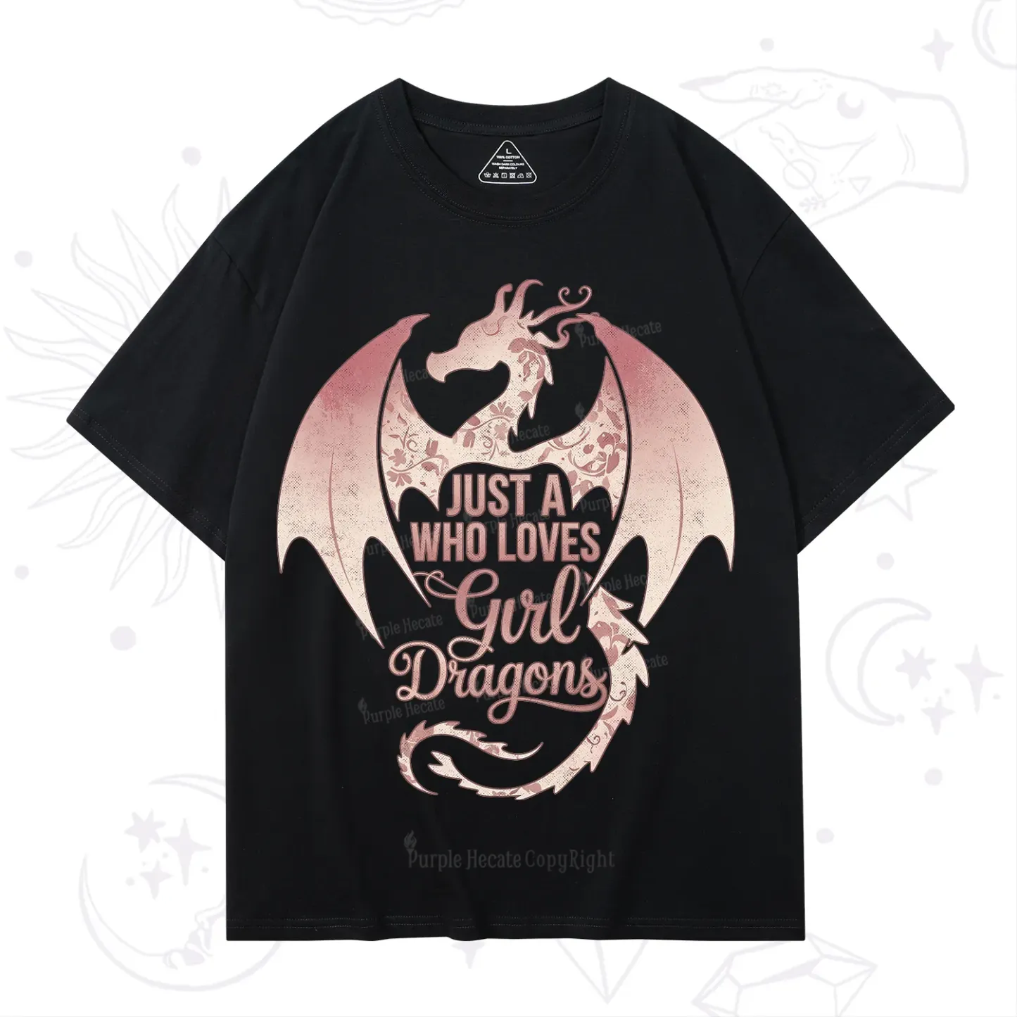 Purplehecate Just A Girl Who Loves Dragons T-Shirt