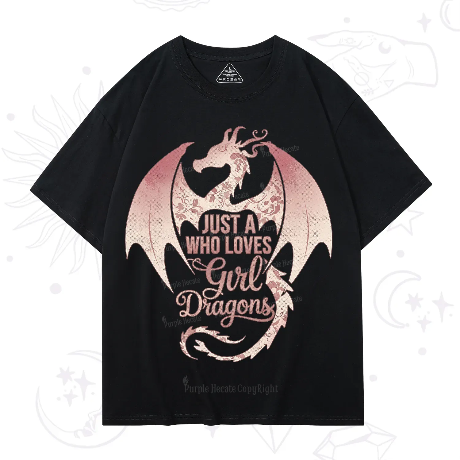 Purplehecate Just A Girl Who Loves Dragons T-Shirt