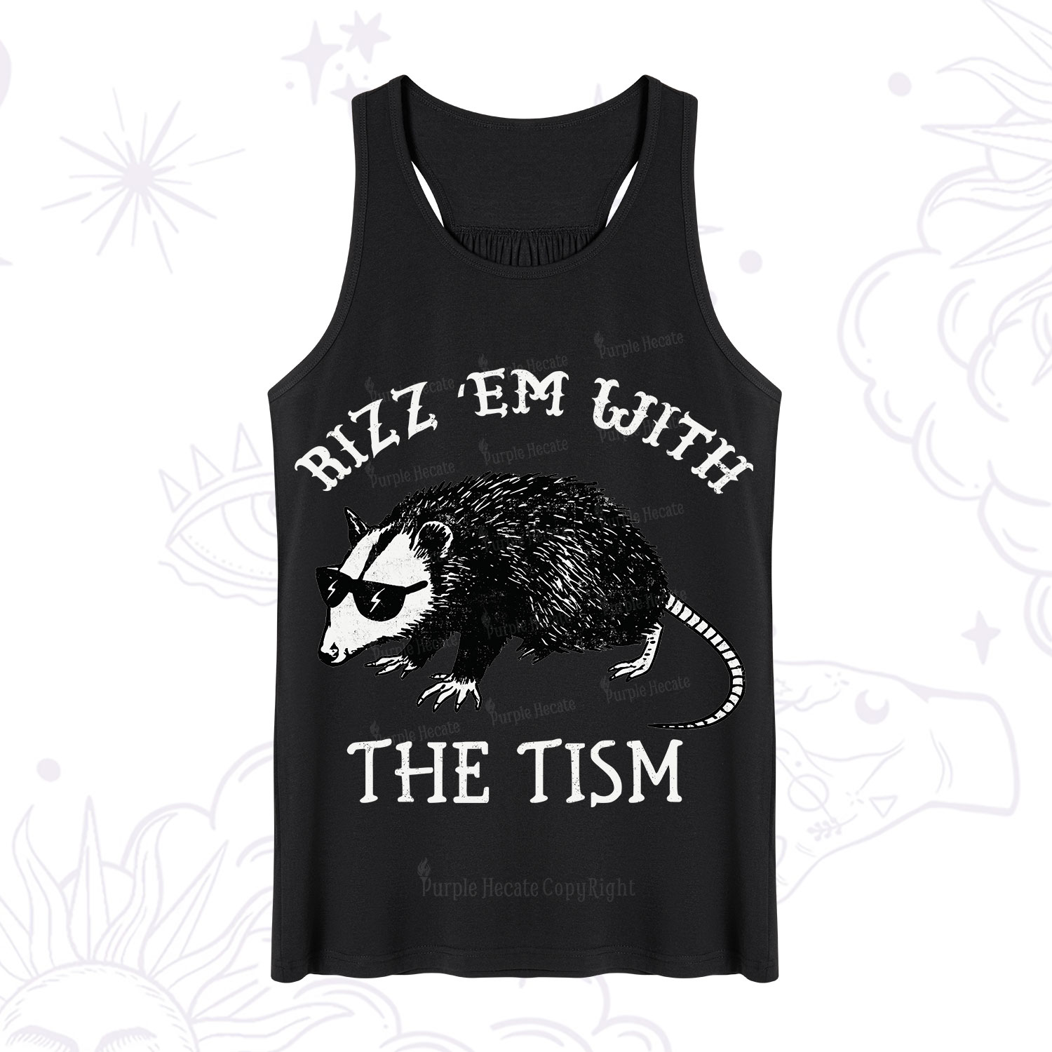 Purplehecate Rizz Em With The Tism Opossum Tank