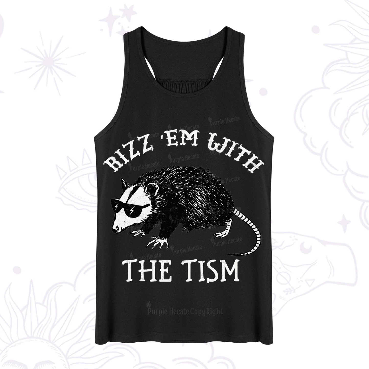 Purplehecate Rizz Em With The Tism Opossum Tank