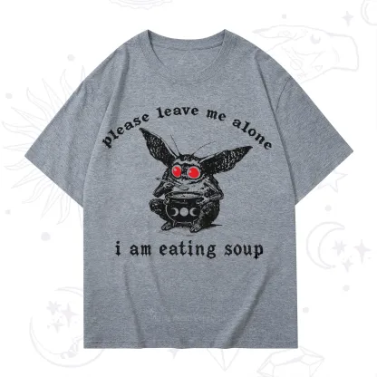 Purplehecate Mothman Eating Soup T-Shirt
